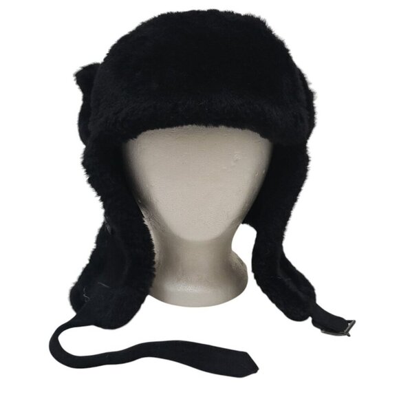Zavelio Shearling Aviator Trapper Hat - Picture 2 of 11